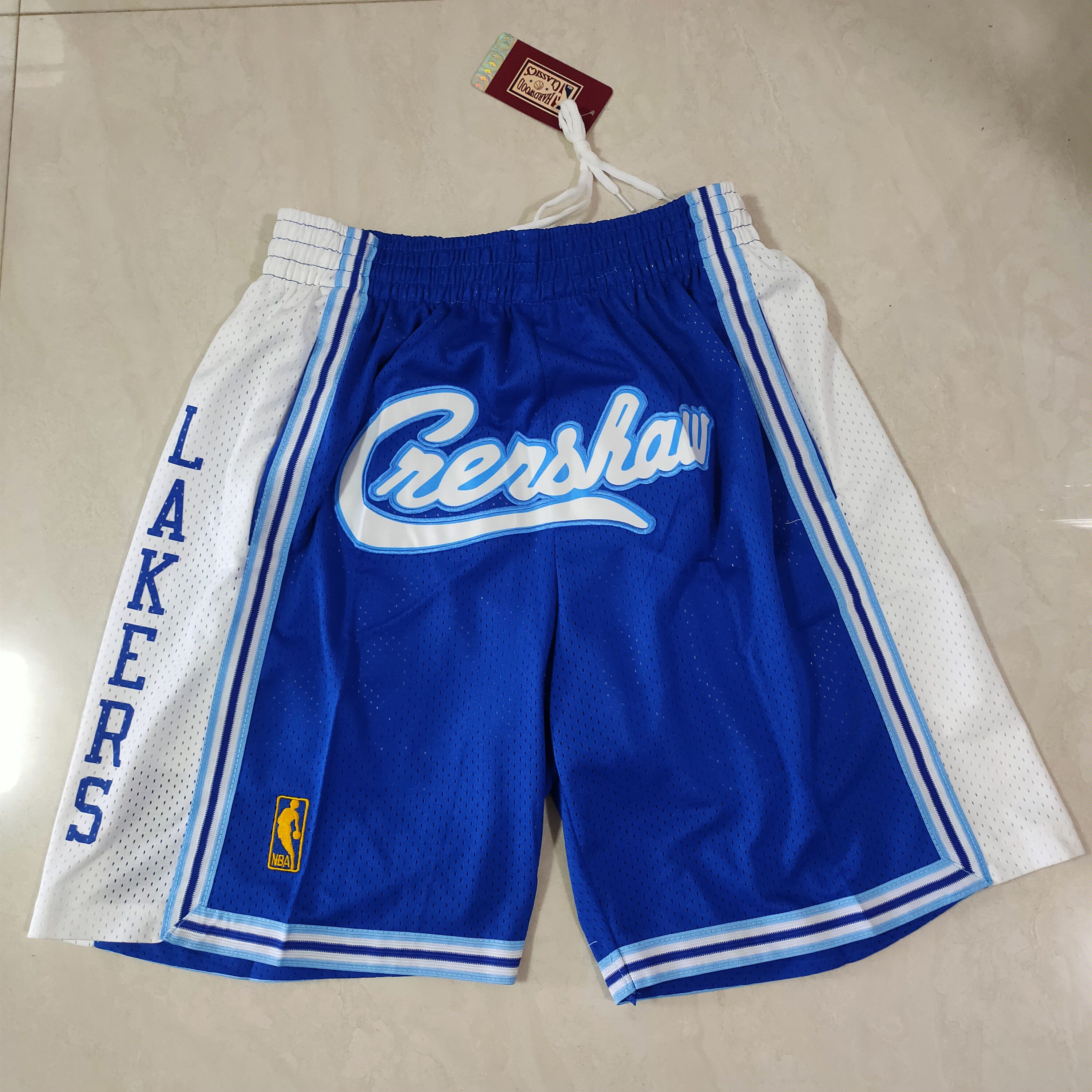 Men 2021 Crenshaw Blue Shorts->more jerseys->NBA Jersey